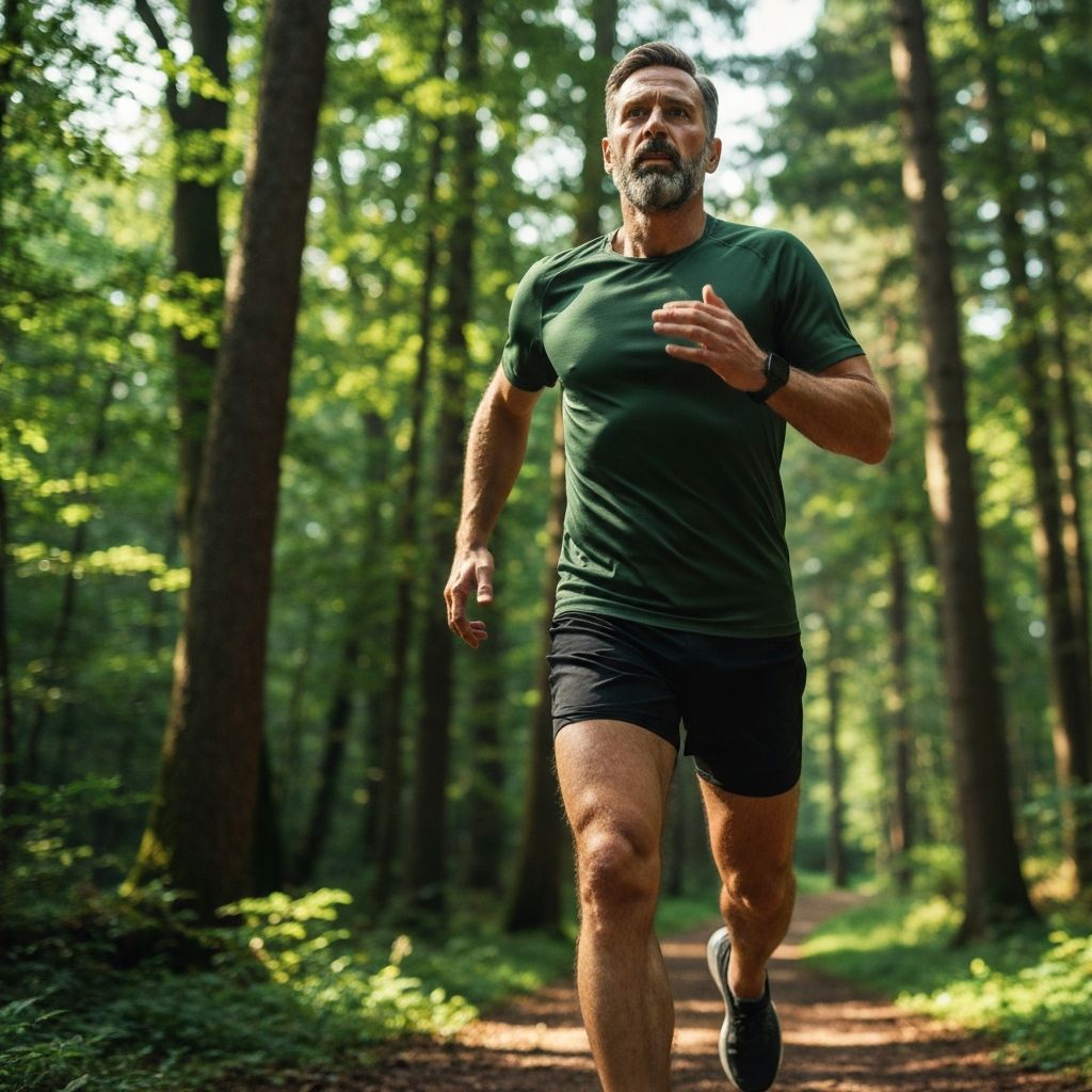 Man during physical activity